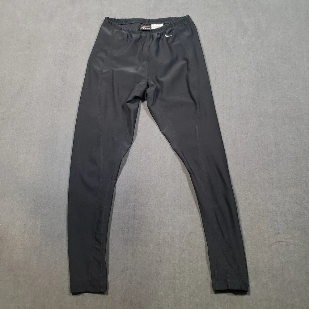 Nike Leggings Womens Small Black Athletic Compression Running  S‎ (4-6)